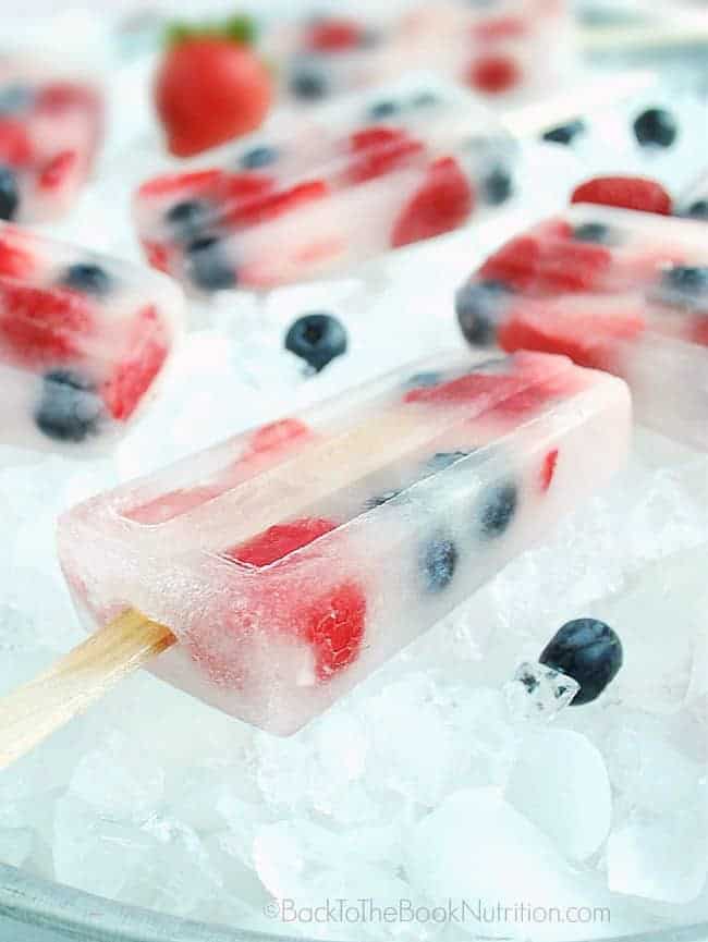 coconut water popsicle