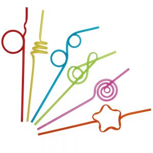 curly silly crazy straws