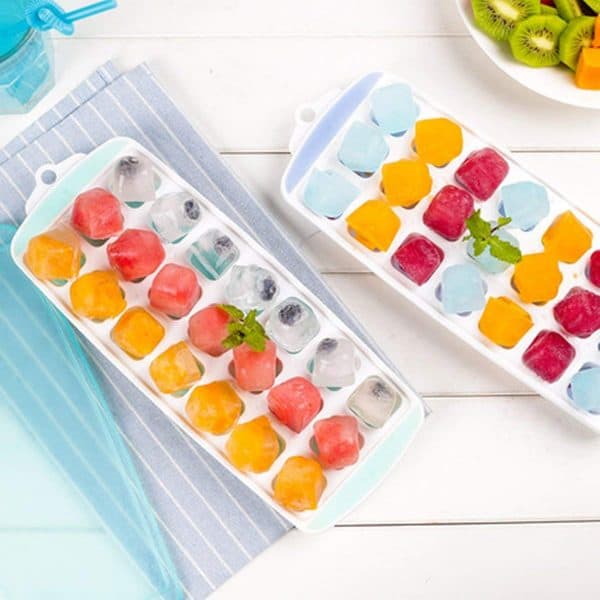 ice cube trays silicone with lid