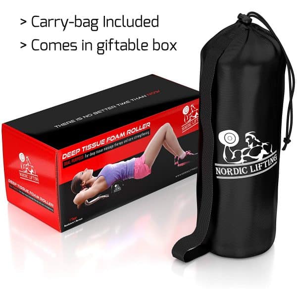 nordic foam roller with bag