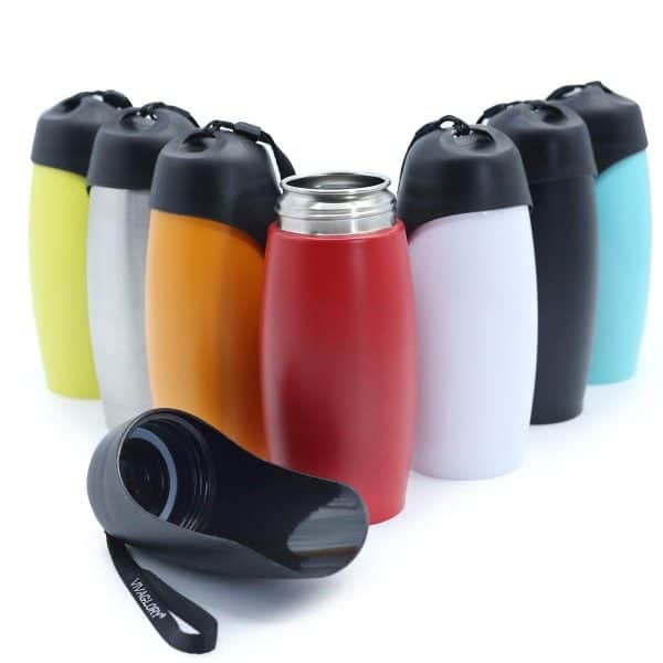 stainless steel dog water bottle