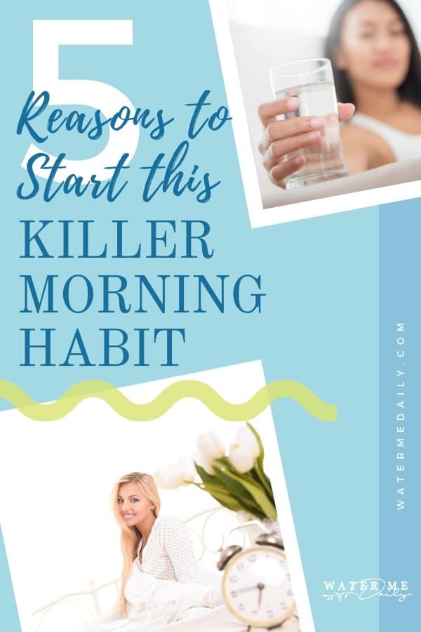 water is a killer morning habit