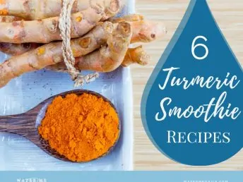 Ground turmeric and turmeric root.